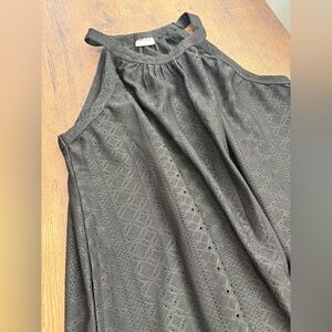 NWOT WIHOLL Elegant Black Sleeveless Maxi Dress